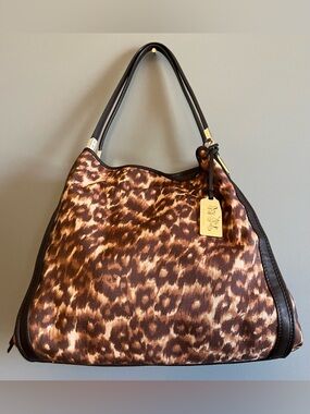 Coach Leopard Print Shoulder/Handbag-Excellent Condition!